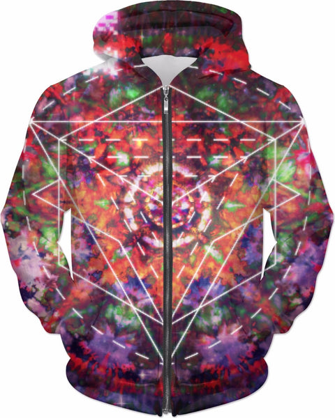Galaxy zip up hoodie